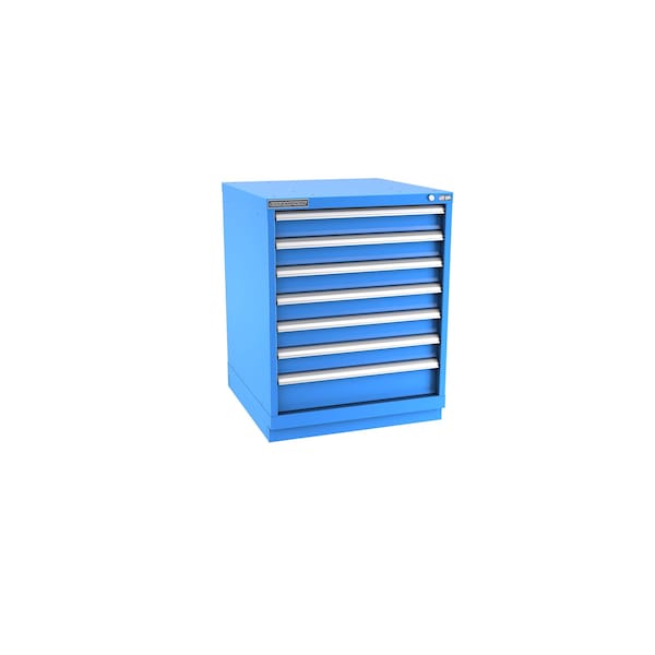 Champion Tool Storage Modular Tool Cabinet, 7 Drawer, Blue, Steel, 28 in W x 28-1/2 in D x 36 in H S15000701ILCFTB-BB - main